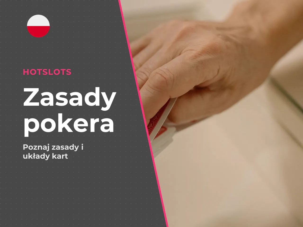 Dwie karty, stół i przebieg rozdania